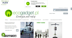 Desktop Screenshot of ecogadget.pl